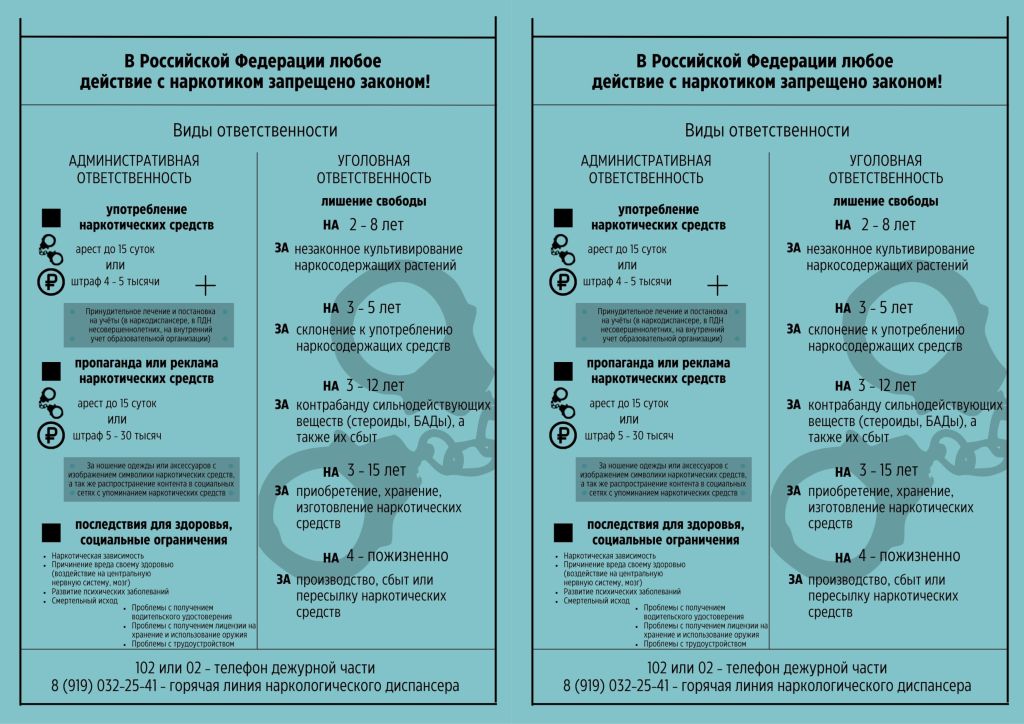 С 13 по 24 марта 2023 года на территории Ферзиковского района пройдет первый этап Общероссийской антинаркотической акции «Сообщи, где торгуют смертью!».